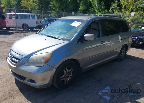 2006 Honda Odyssey Ex из США, поврежденный, VIN 5FNRL38406B037471